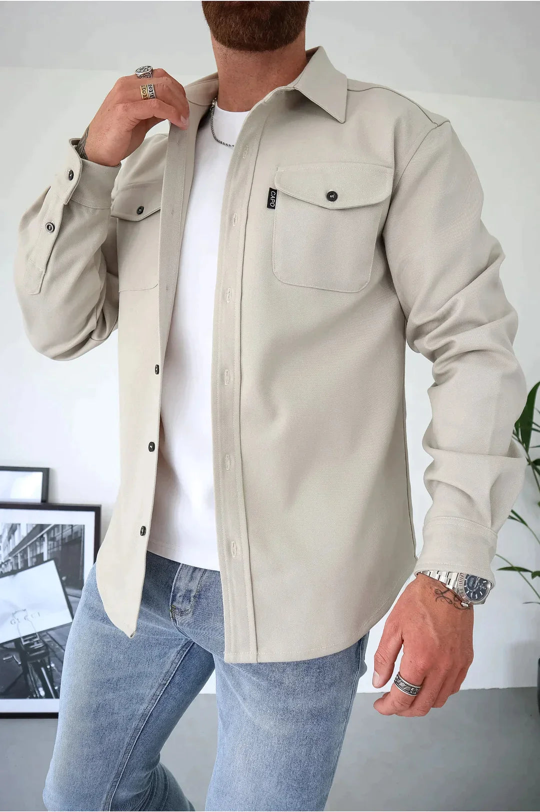 Mclean Premium-Knopfleiste Jacke