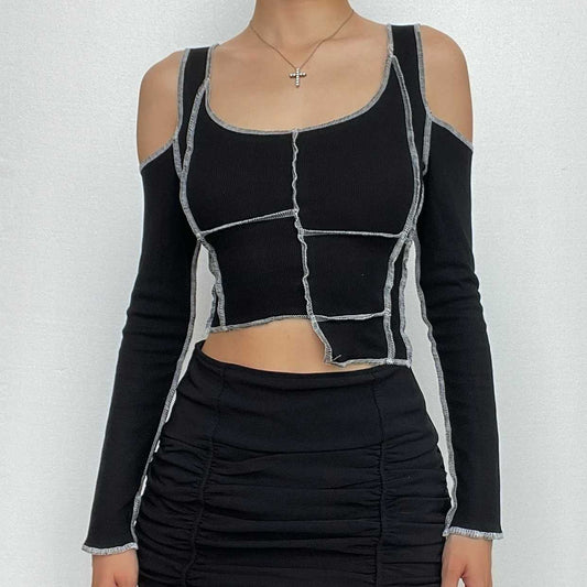 Roseanna Model Muse Schulterfreies Crop-Top