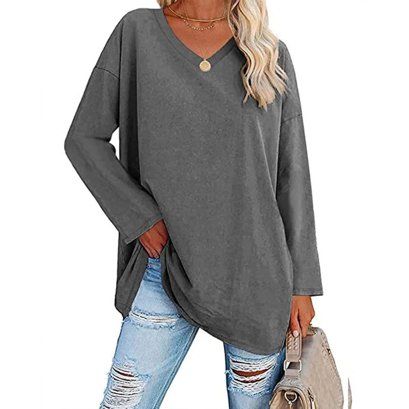 Amira's V-Neck Knit Top