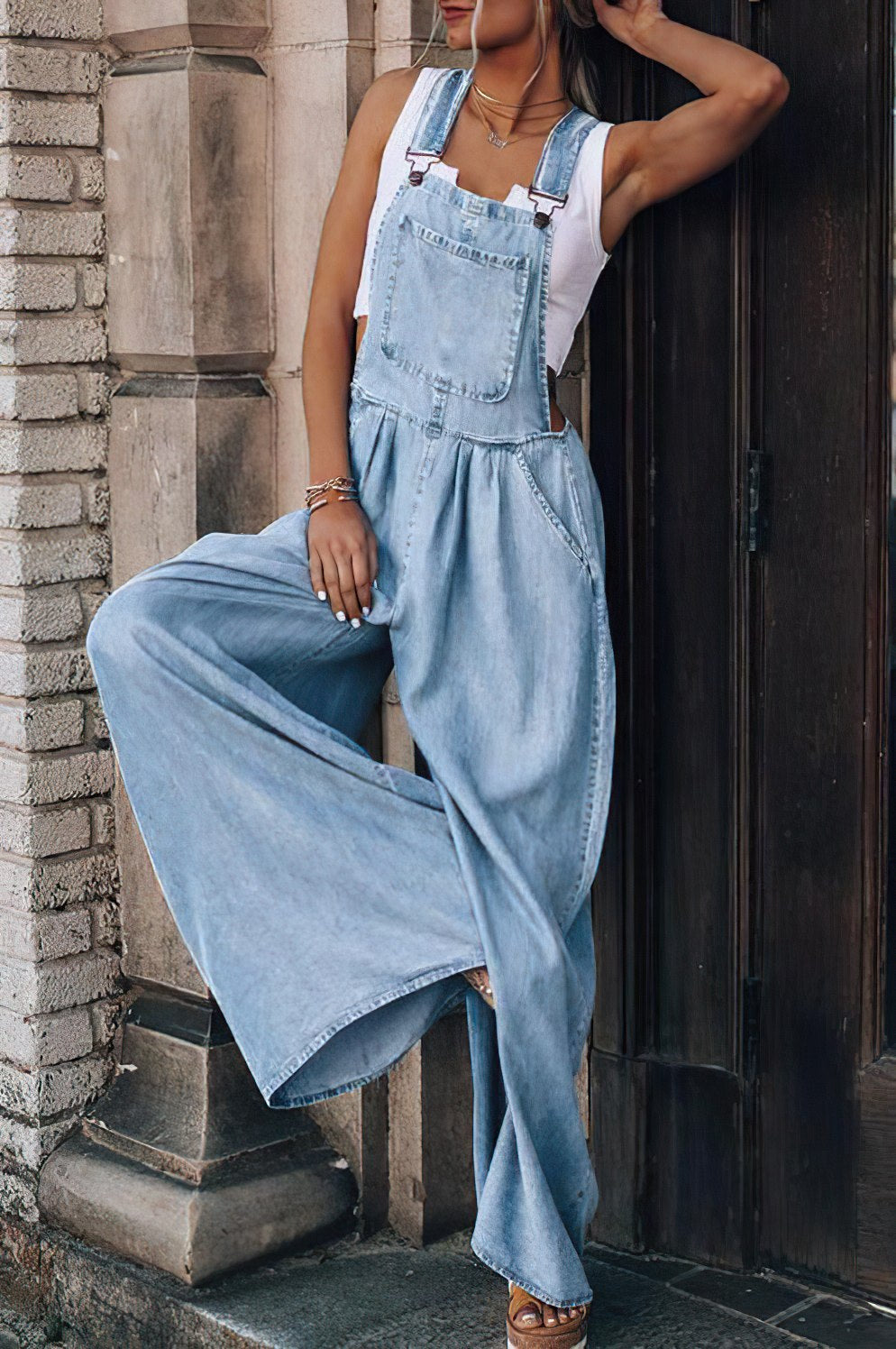 Lais's Denim-Jumpsuit