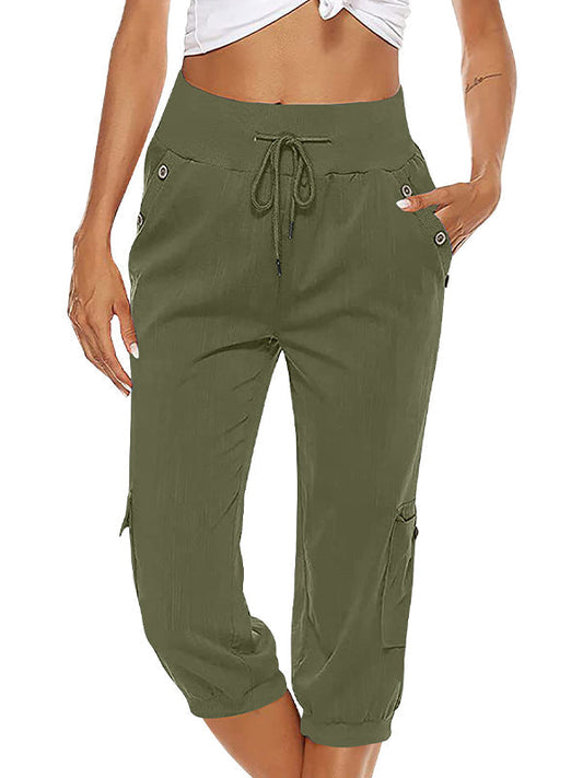 Emma's Drawstring Cargo Pants