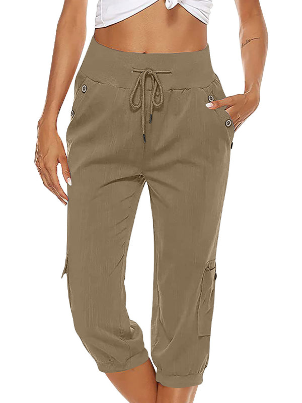 Emma's Drawstring Cargo Pants