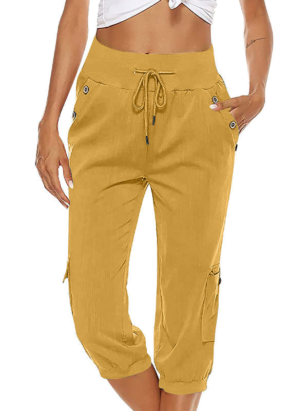 Emma's Drawstring Cargo Pants