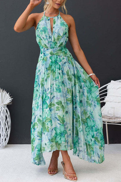 Bele's Blumiges Midi-Kleid