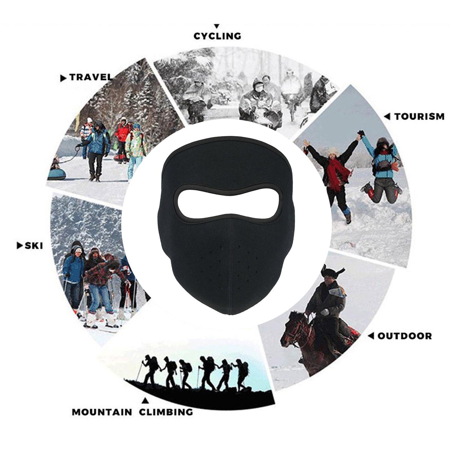 ArcticShield Fleece Maske Warme Maske