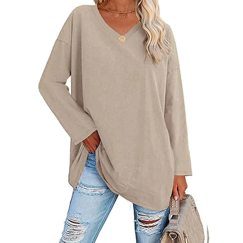 Amira's V-Neck Knit Top