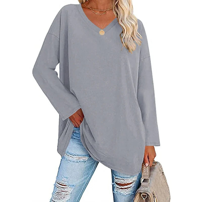 Amira's V-Neck Knit Top