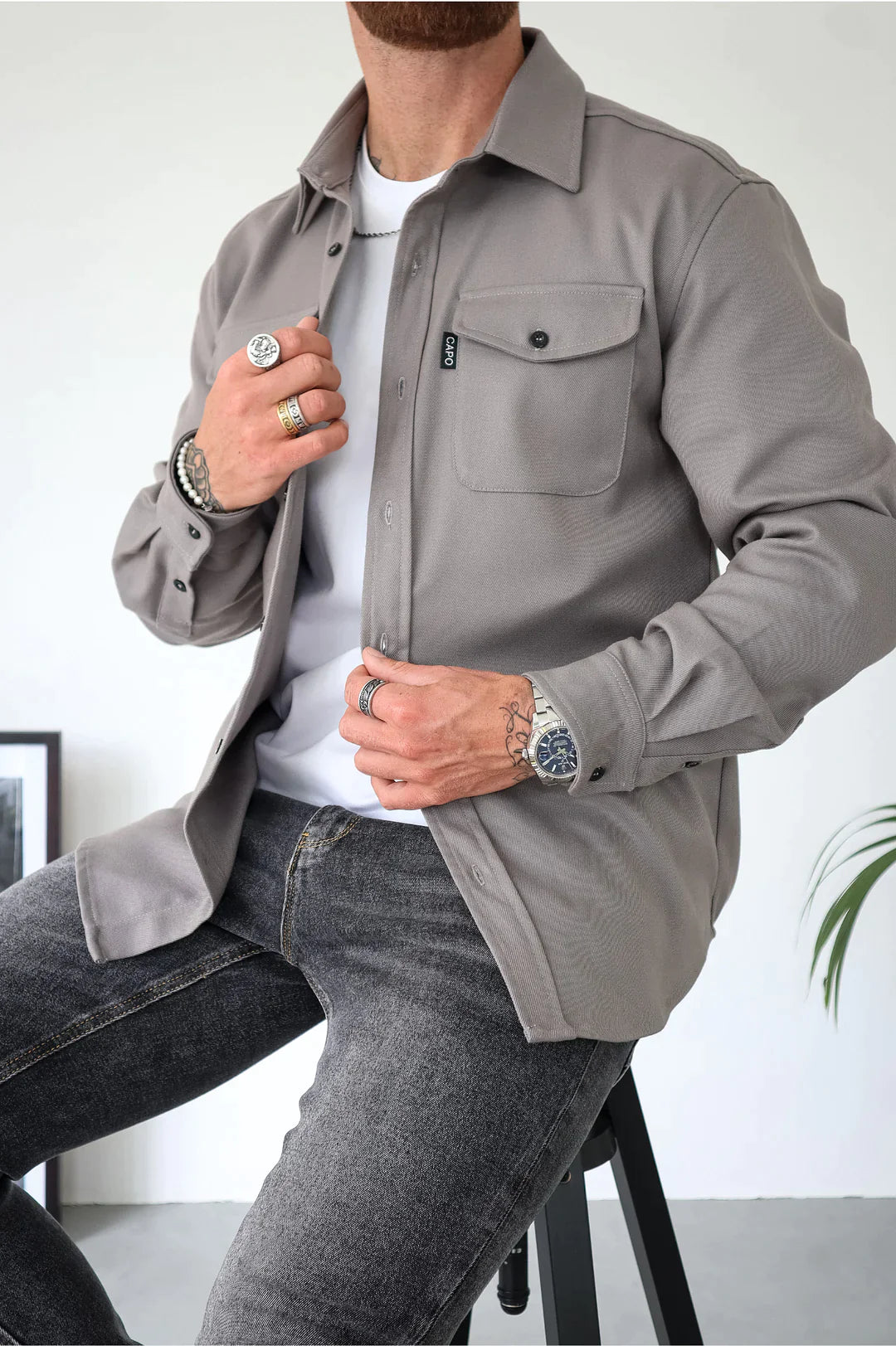 Mclean Premium-Knopfleiste Jacke