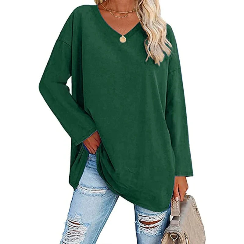 Amira's V-Neck Knit Top