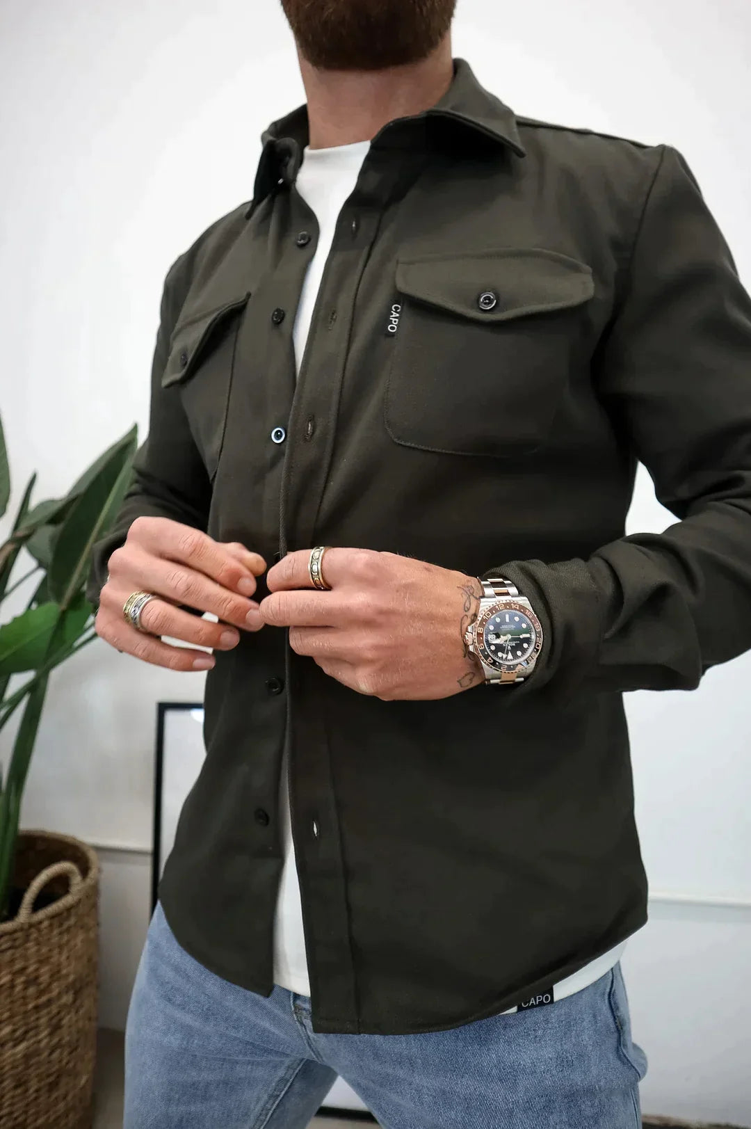 Mclean Premium-Knopfleiste Jacke