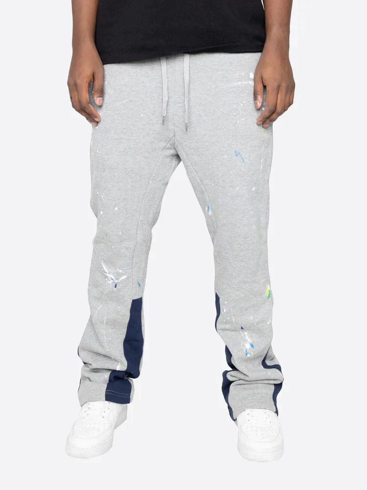 Cédric Farbspritzer Flare Sweatpants